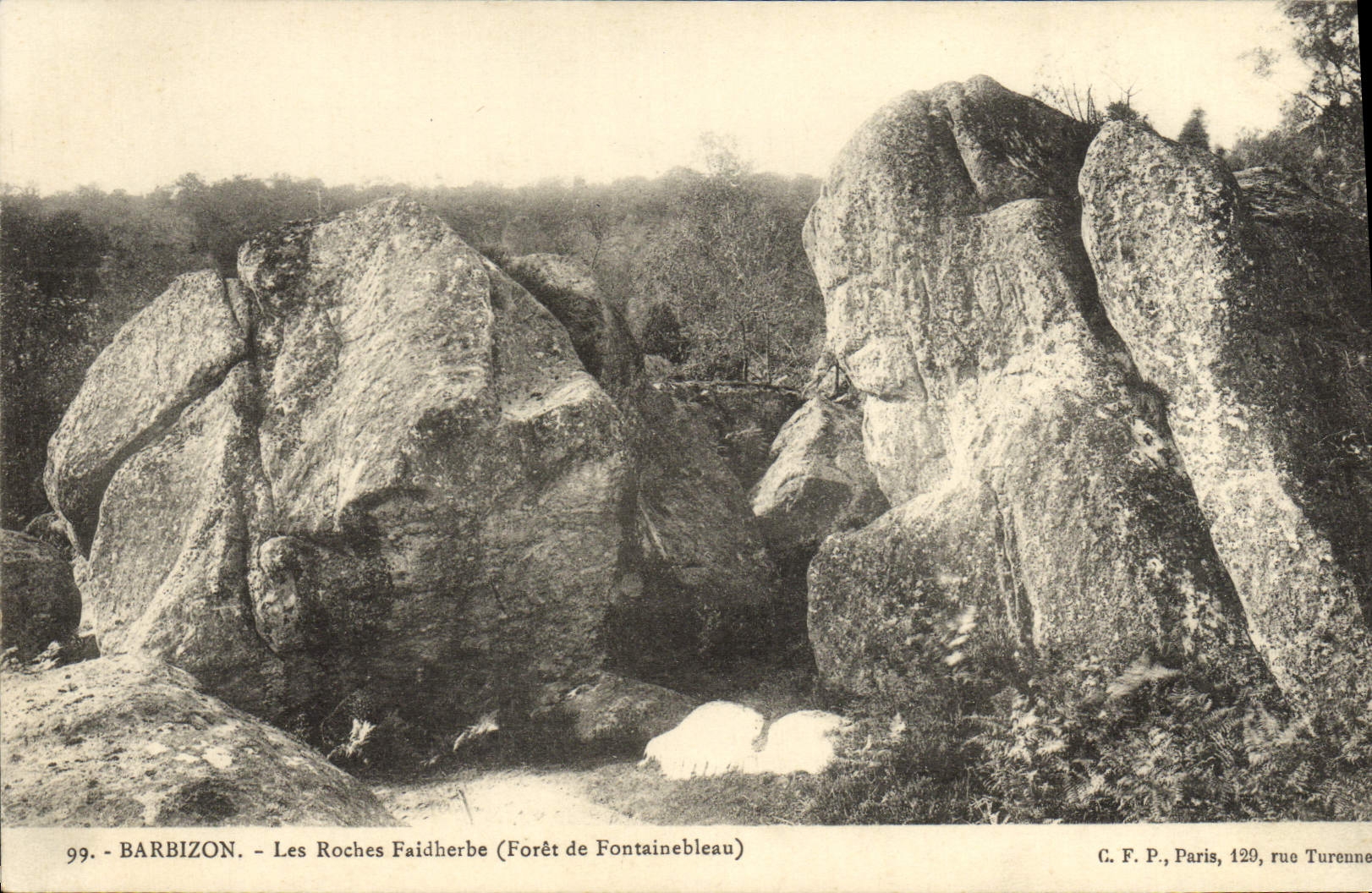 CPA Barbizon Les Rocher Faidherbe Foret de Fontainebleau