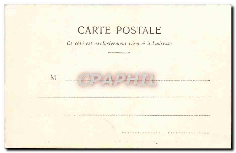 CPA Barbizon Les Rocher Faidherbe Foret de Fontainebleau — Rückseite