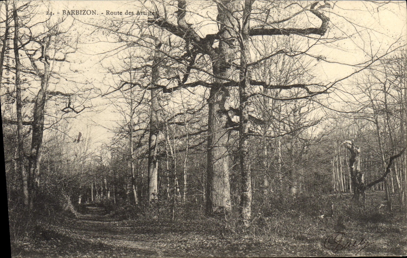 CPA Barbizon Route Des Artistes