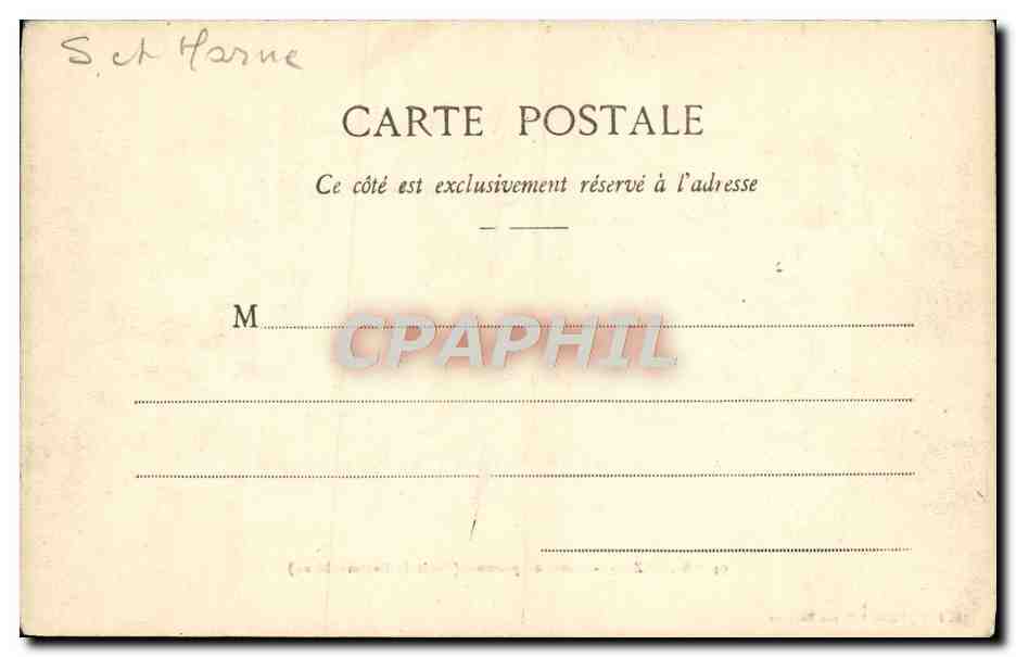 Chaos d'Apremont — Forêt de Fontainebleau — G. F. P., Paris, 129 rue Turenne — Reverso