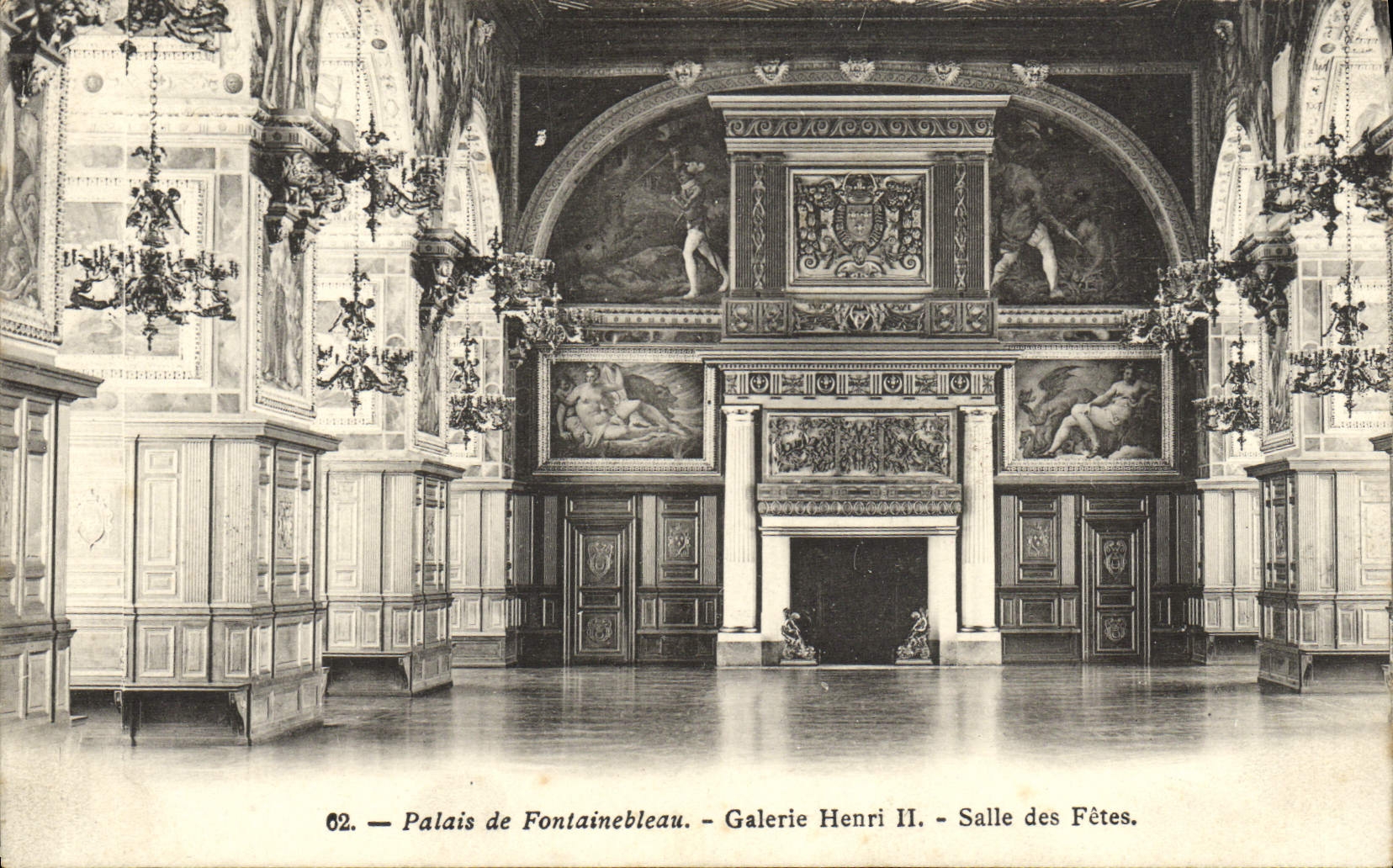 Palazzo di Fontainebleau — Galleria Henri II — Sala delle Feste