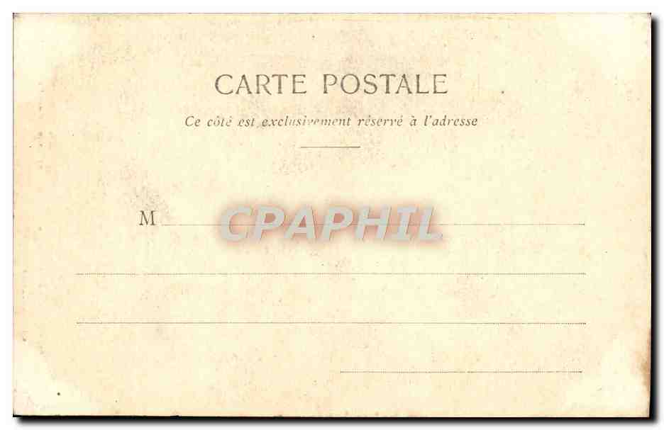 Chambre de Marie-Antoinette — Palais de Fontainebleau — C.F.P., Paris, 129, rue Turballe — Verso