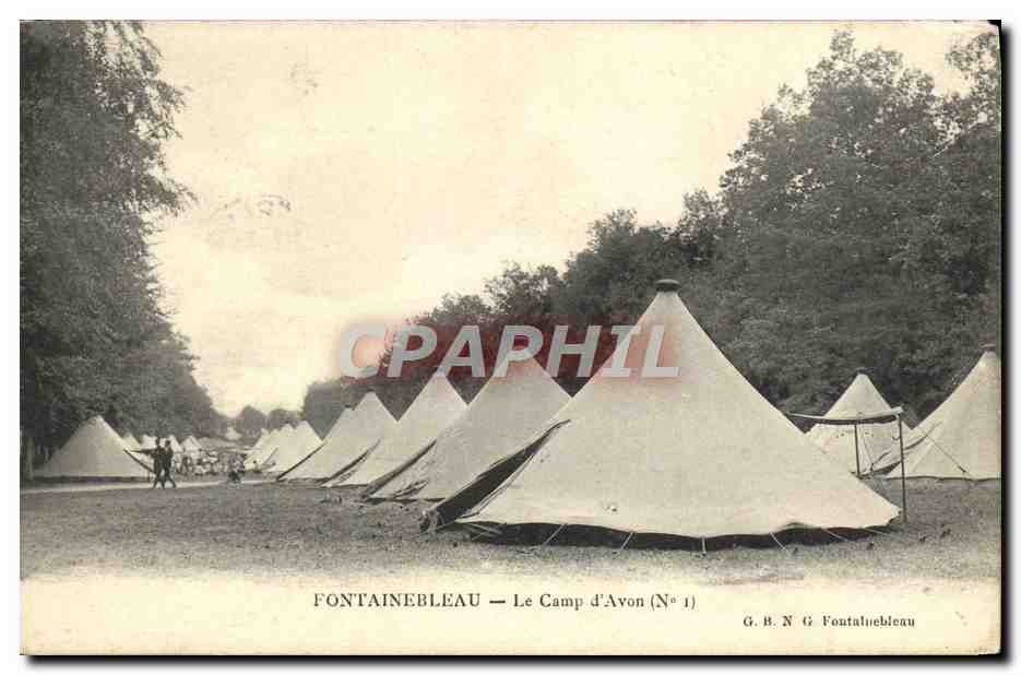 Fontainebleau — Le Camp d'Avon (N° 1) — G.B.N. Fontainebleau
