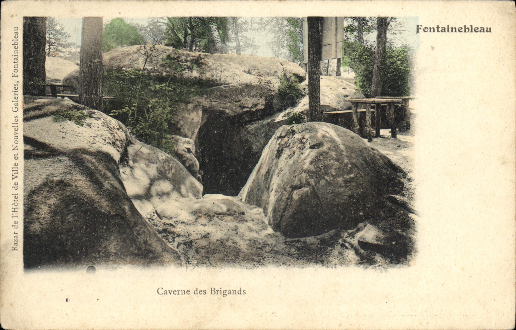 Cueva de los Bandidos — Fontainebleau — Ayuntamiento y Nuevas Galerías