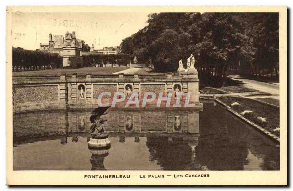Fontainebleau — El Palacio — Las Cascadas — Editor no identificado, número de serie no visible