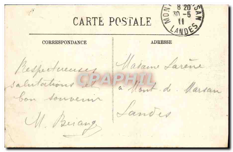Fontainebleau — Die Forêt — Die weinende Felsen — LL — Rückseite