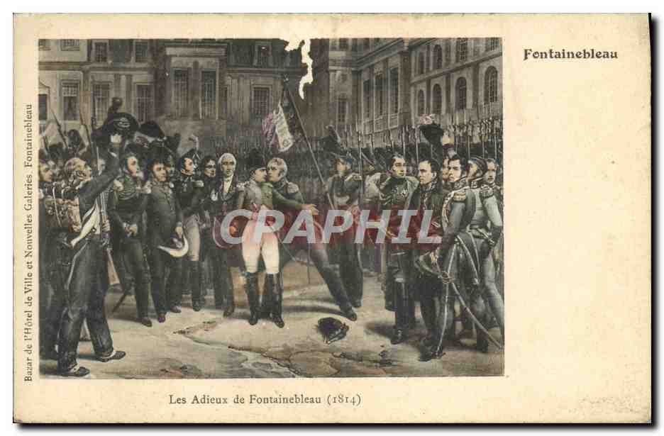 Addio da Fontainebleau — 1814 — Bazar dell'Hotel de Ville e Nuove Gallerie