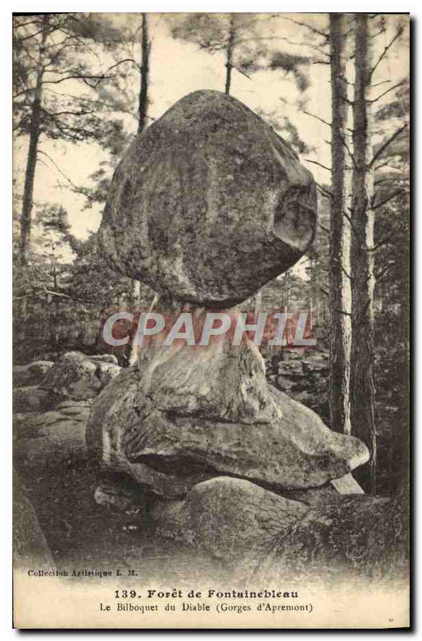 Het Bilboquet van de Duivel (Gorges d'Aprémont) — Bos van Fontainebleau — Artistieke Collectie L. M. nr. 139