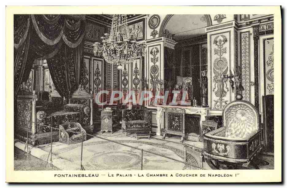 Fontainebleau - Das Schloss - Das Schlafzimmer von Napoleon I.