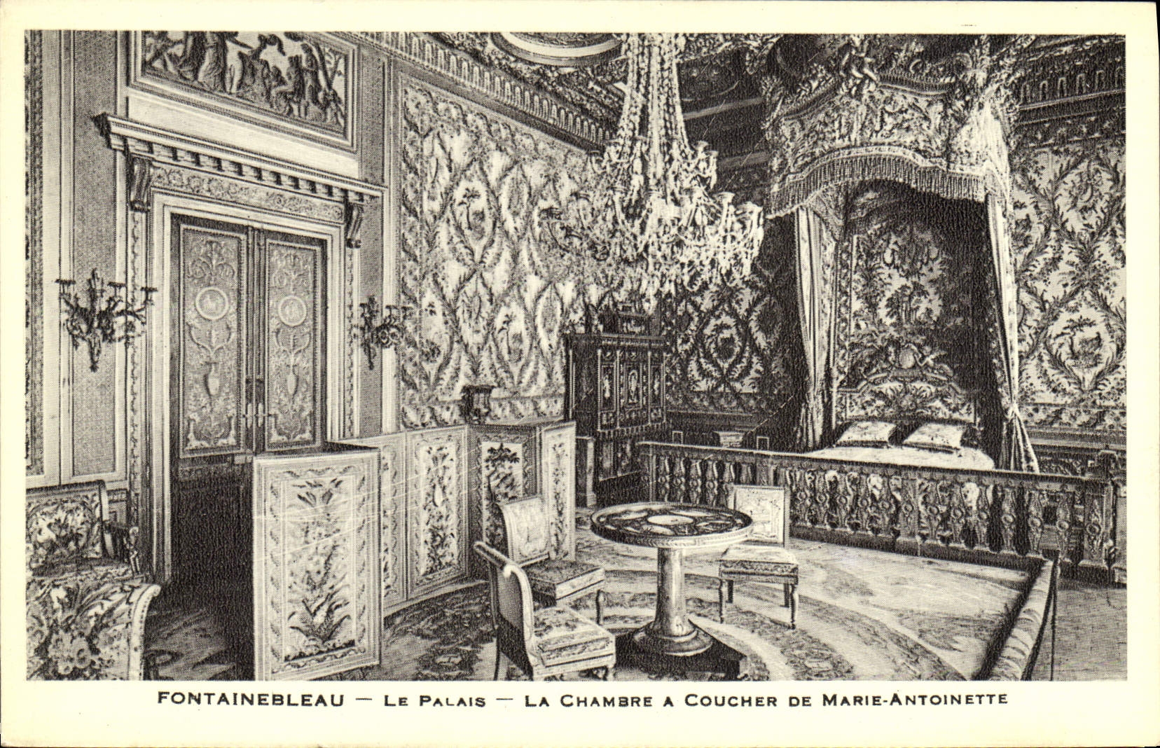 Fontainebleau — Das Schloss — Das Schlafzimmer von Marie-Antoinette