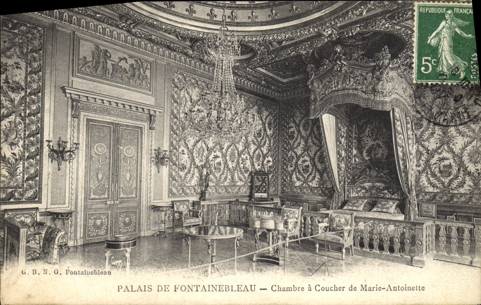 Palacio de Fontainebleau — Habitación de María Antonieta — G.B.N.G. Fontainebleau