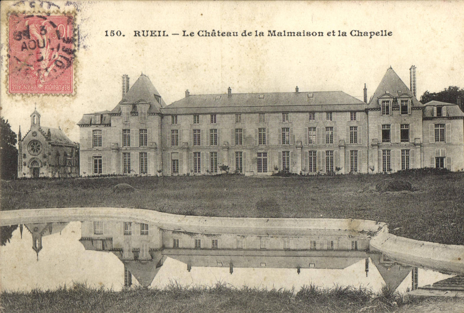 CPA Rueil Le Chateau de la Malmaison et la Chapelle