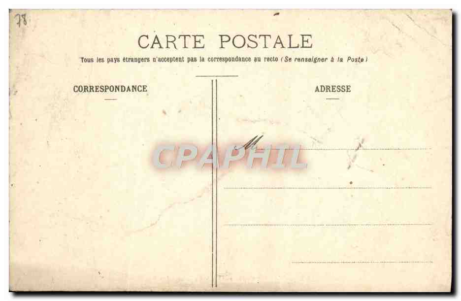 Vintage Postcard Saint Leger en Yvelines Le Chalet Des Bruyeres — Back