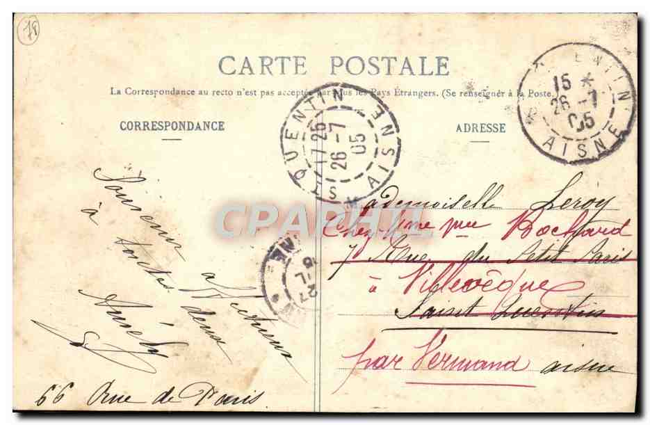 Enghien-les-Bains — Le Casino et le Lac — G.I. n°1540 — Rückseite