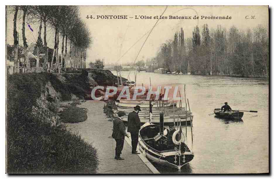 Pontoise — L'Oise et les Bateaux de Promenade — C.M.