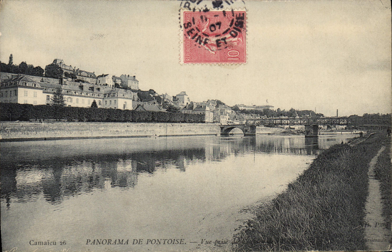 CPA Pontoise Panorama 