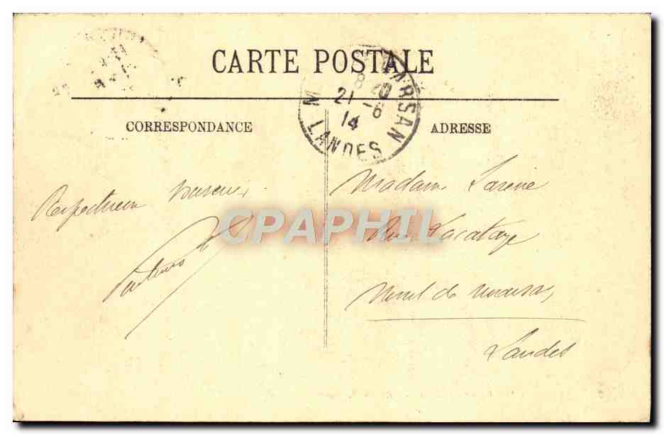 CPA Versailles Bassin de Latone — Verso