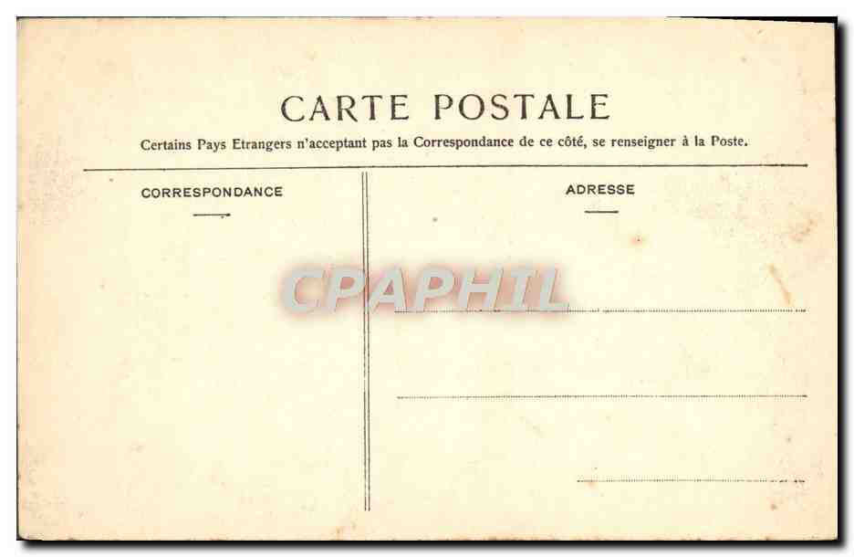 CPA Trianon Artistique Le Presbytere Versailles — Verso