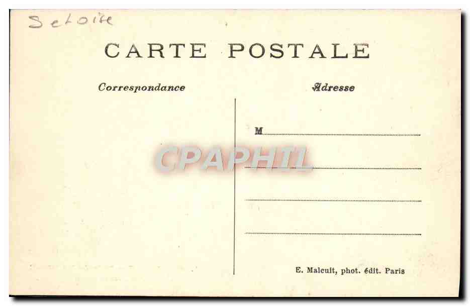 CPA Chaville Bois De Meudon Etang des Ecrevisses — Rückseite