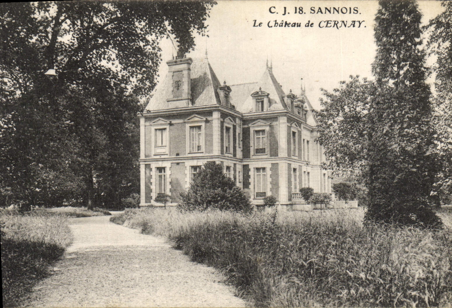 CPA Sannois Le Chateau de Cernay