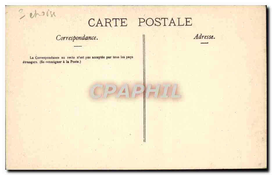 CPA Foret de chaville les bords de l'etang de l'Ursine — Rückseite
