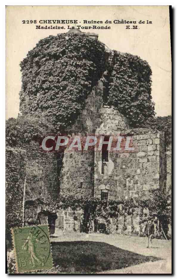 Chevreuse - Ruines du Château de la Madeleine. La Tour-Ronde — E.M. n°2298