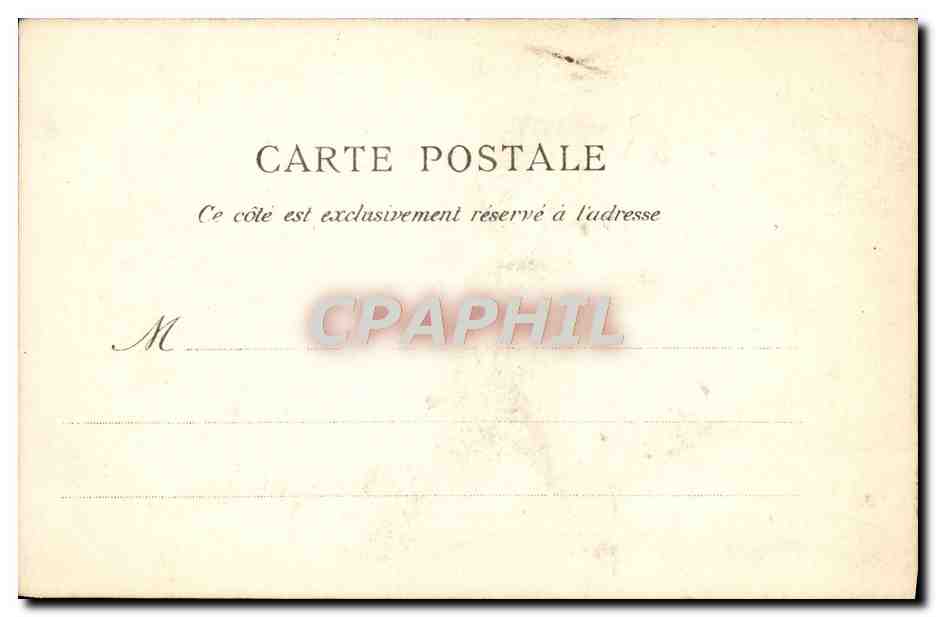 CPA Parc De La Malmaison La fontaine et la Riviere — Rückseite
