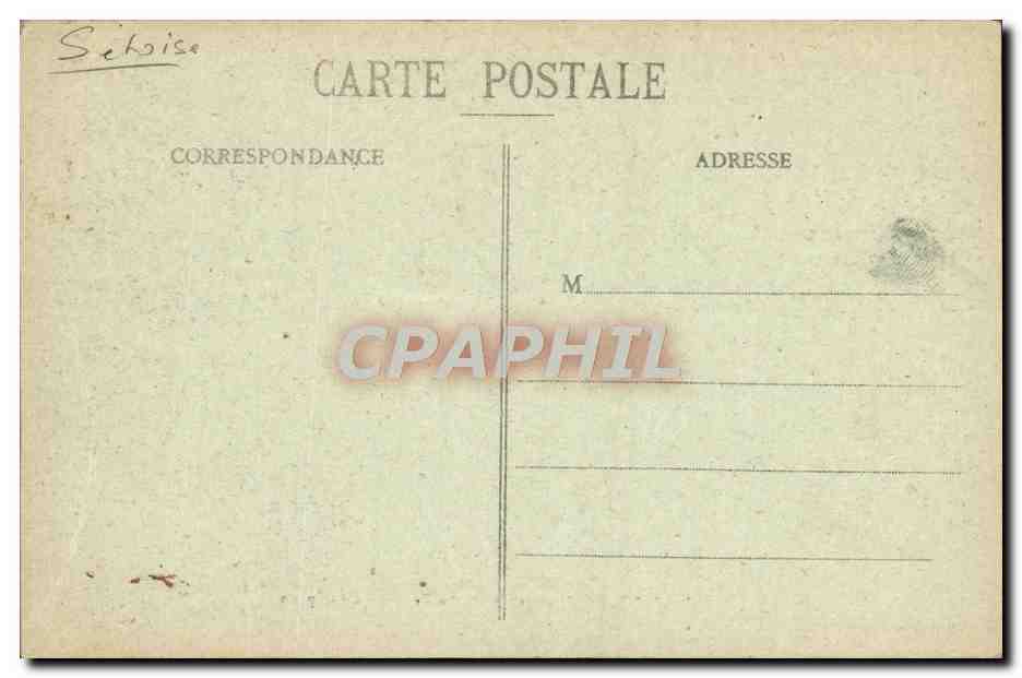 CPA la Ferte Alais La Tertre le parapluie — Rückseite