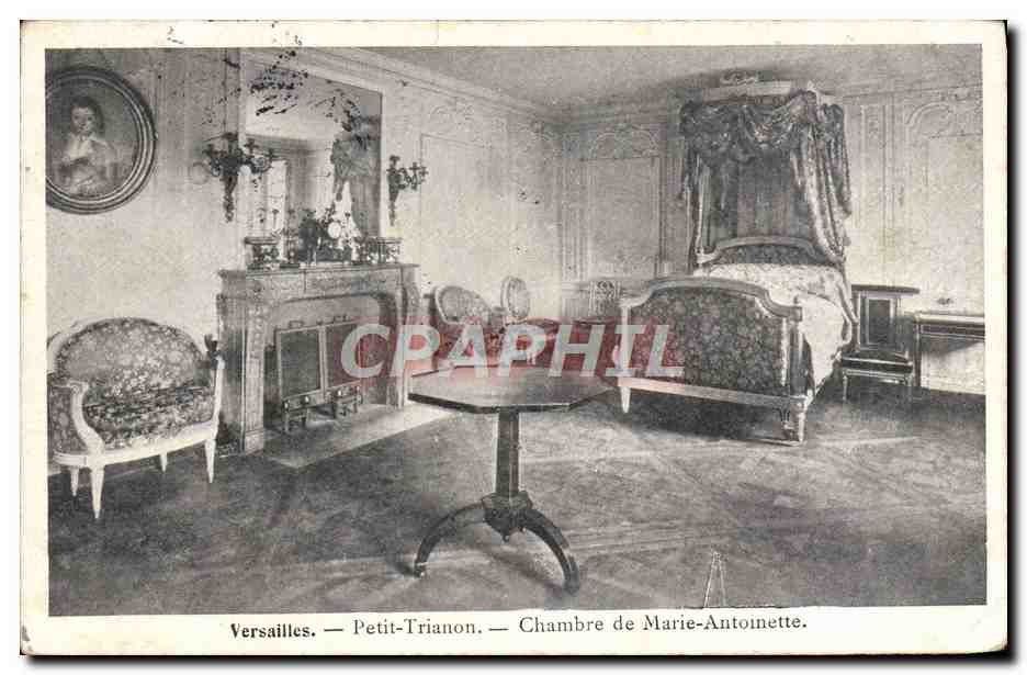 CPA Versailles Petit Trianon Chambre de Marie Antoinette