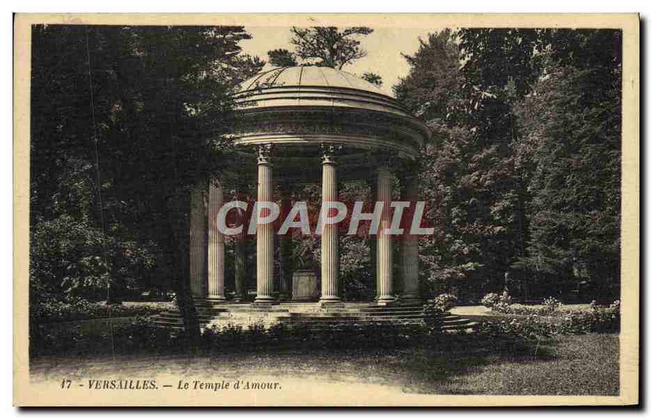 CPA Versailles Le Temple d'Amour