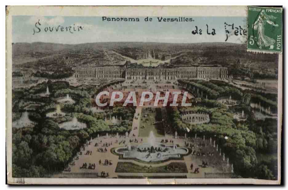 CPA Panorama de Versailles