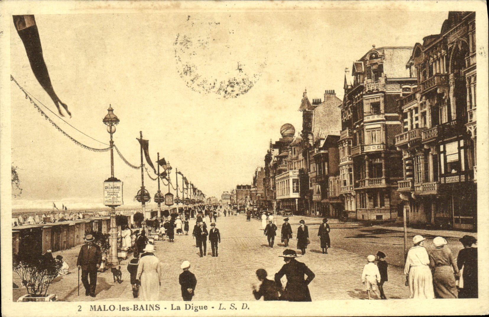 MALO-les-BAINS - La Digue - L. S. D.