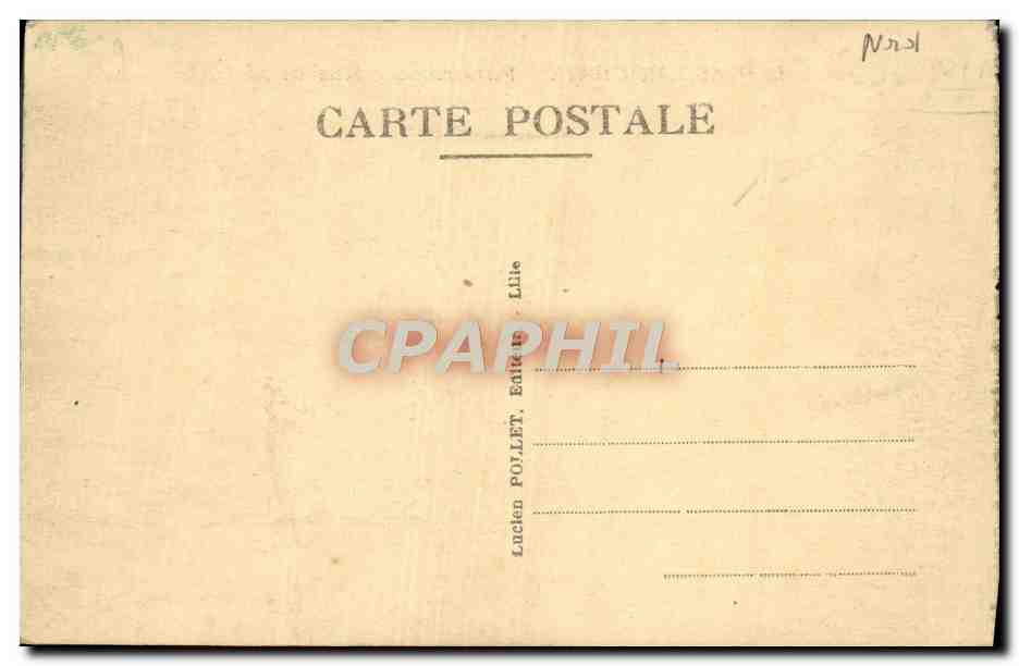 CPA Roubaix Panorama Rue de la Gare — Rückseite