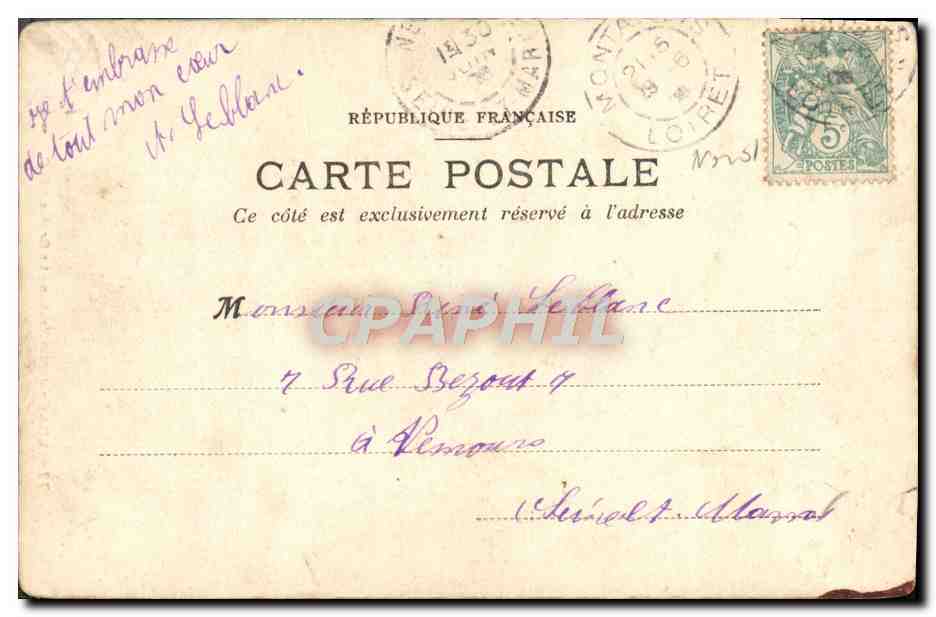 CPA Lille Jardin Vauban La Grotte — Back
