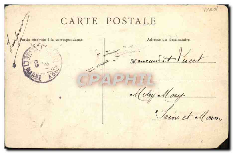 CPA Lille La Prefecture — Back