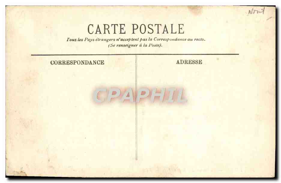 CPA Lille Le Palais des Baaux Arts — Rückseite