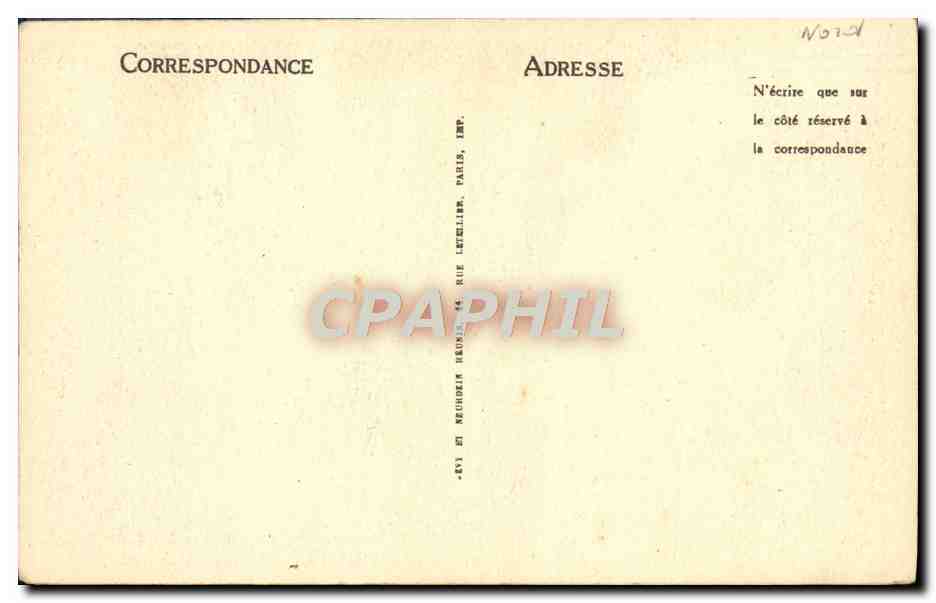 CPA Lille La cour et la Bourse — Verso