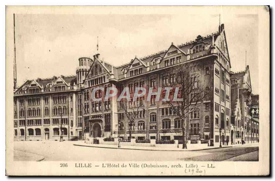 CPA Lille L'Hotel de Ville 