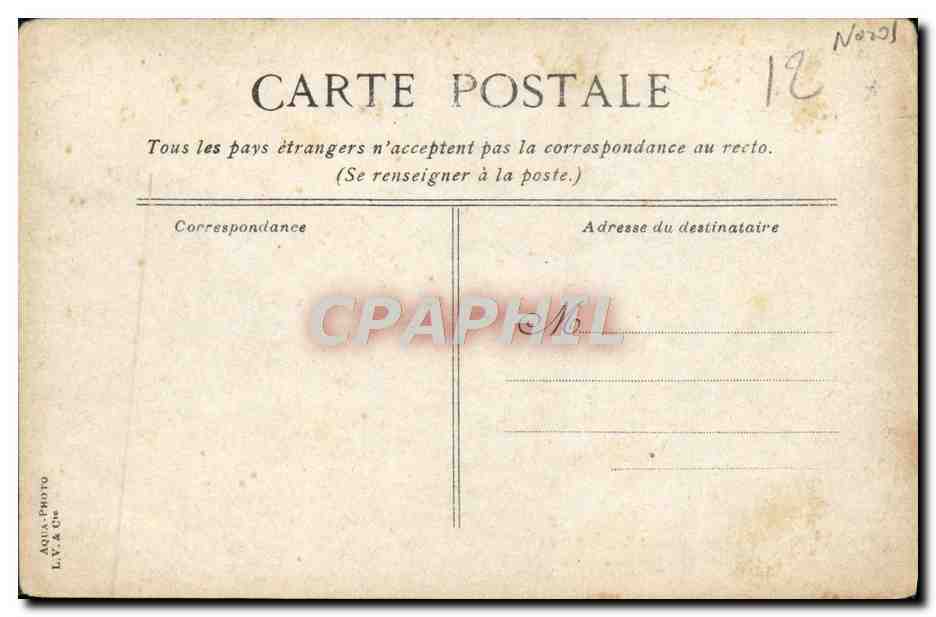 CPA Lille La Prefecture  — Verso