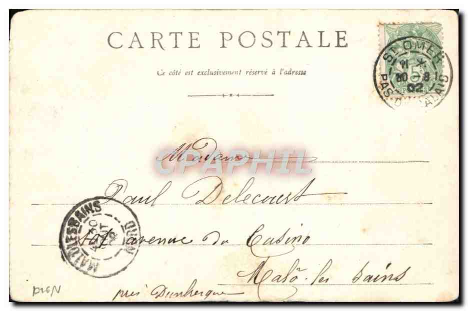 CPA Lille Institut Industriel — Back