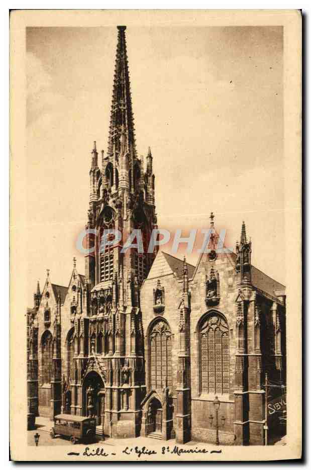 CPA Lille Eglise Saint Maurice