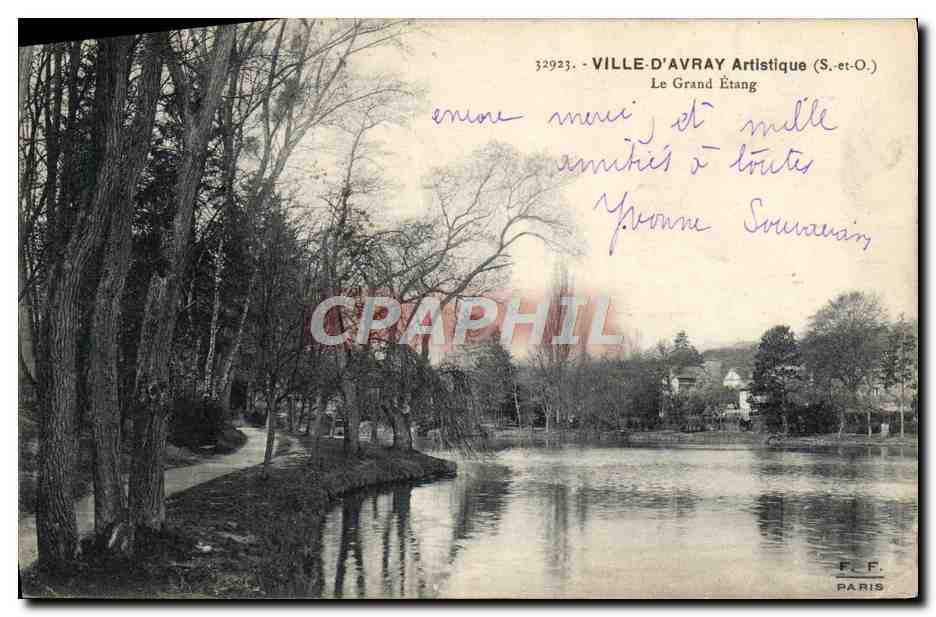 CPA Ville D'Avray Artistique Le Grand Etang