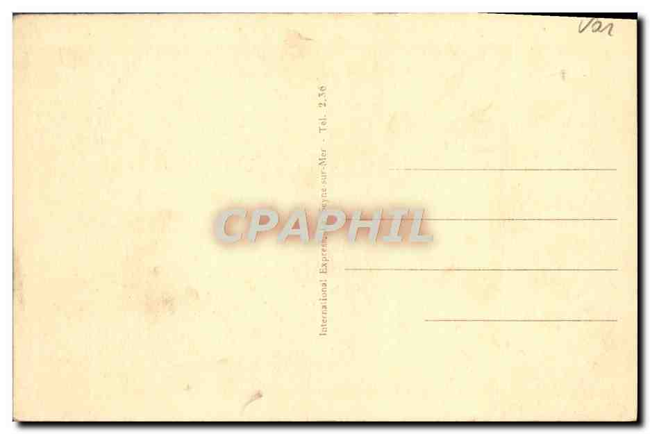 Toulon - Le carré du Port et le Génie de la Navigation — Éditeur Express, n°6 — Verso