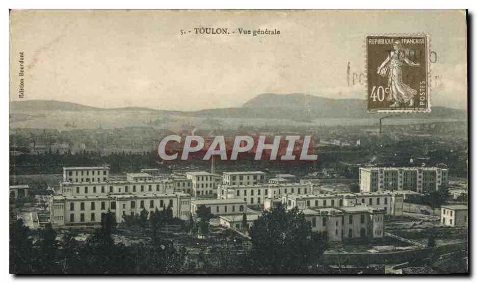 CPA Toulon Vue Generale