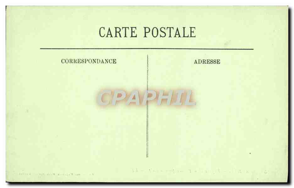 CPA Vannes Depart un Bateau Pour le Golf — Rückseite