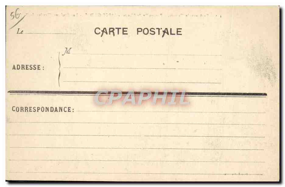 Environ de Vannes - Presqu'île de Rhuys - SAINT-GILDAS - Les Rochers (Etudes de Rochers) - Collection David, Vannes — Verso