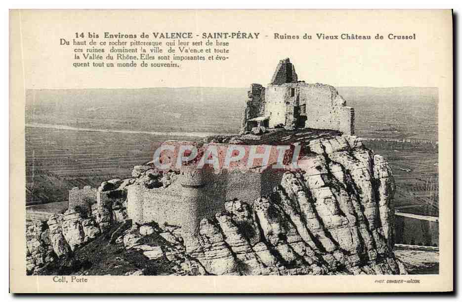 Ruines du Vieux Château de Crussol — Environs de Valence - Saint-Péray — Coll, Porte