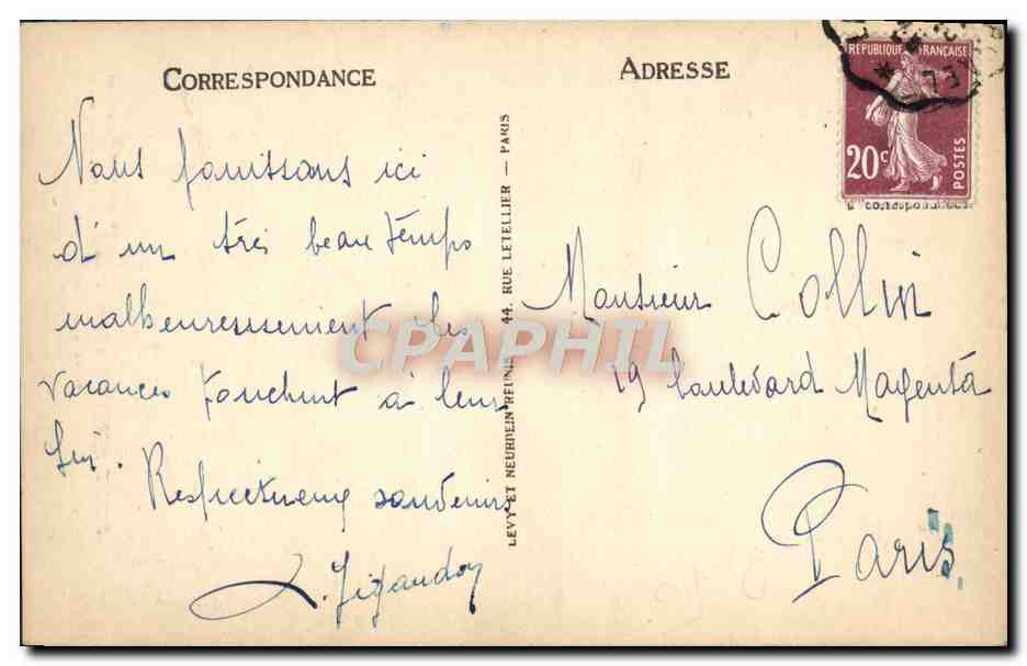 Saint-Raphaël (Var) — Le Dramont, l'Île d'Or et la Tour Sarrasine — Guédrin Solary Éditeur — Rückseite