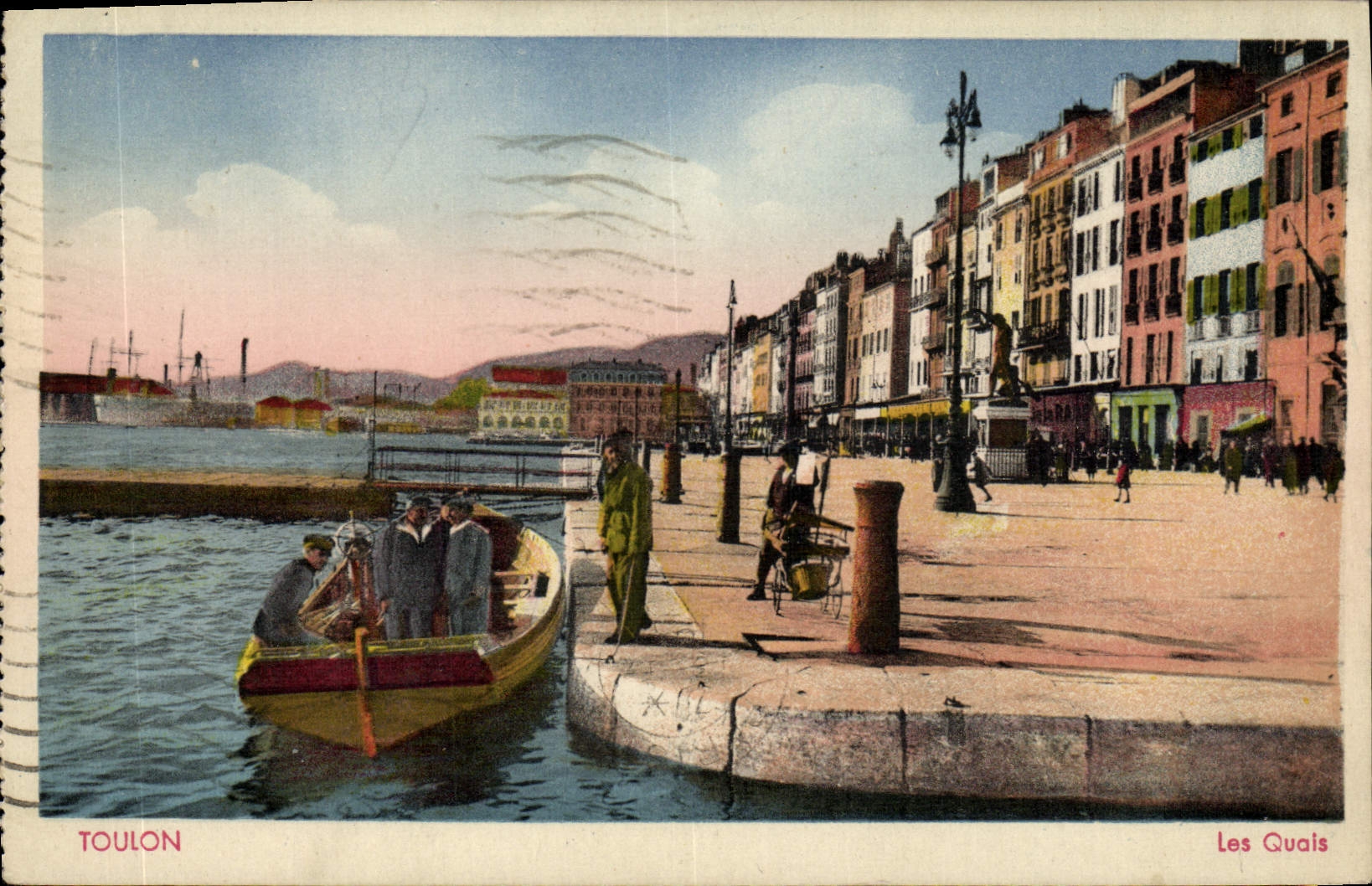 Toulon — Les Quais — éditeur inconnu, n° de série non visible