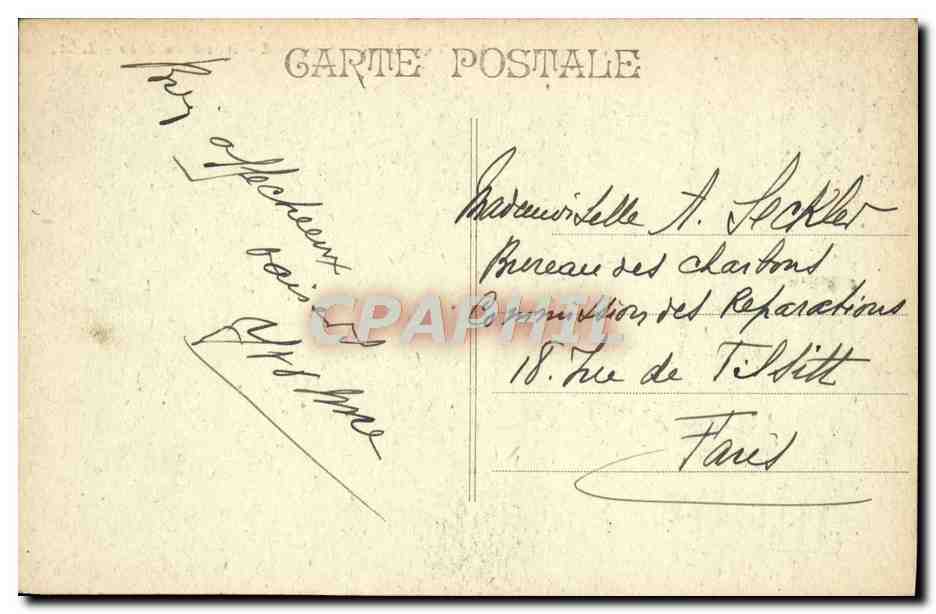 CPA Toulon Magaud Bord de Mer  — Verso